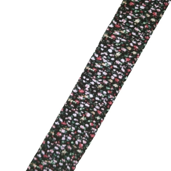 Ardene Spain Division Elastic Stretch Belt Asymmetric Faux Leather Floral  S/M - Picture 7 of 11